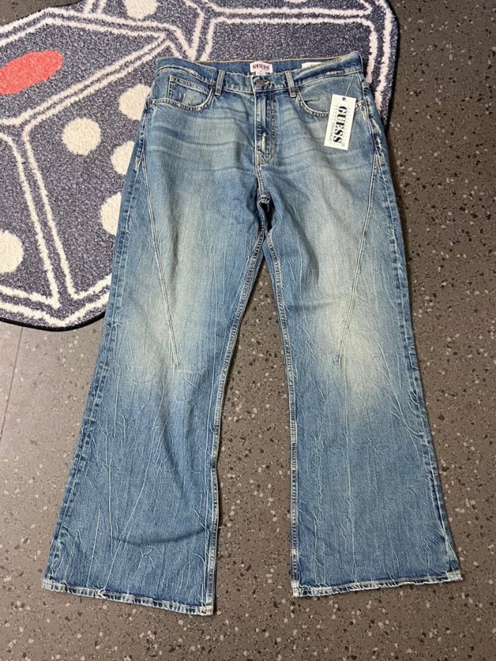 GUESS Vintage Light Blue Wash Jeans - 90s Y2K